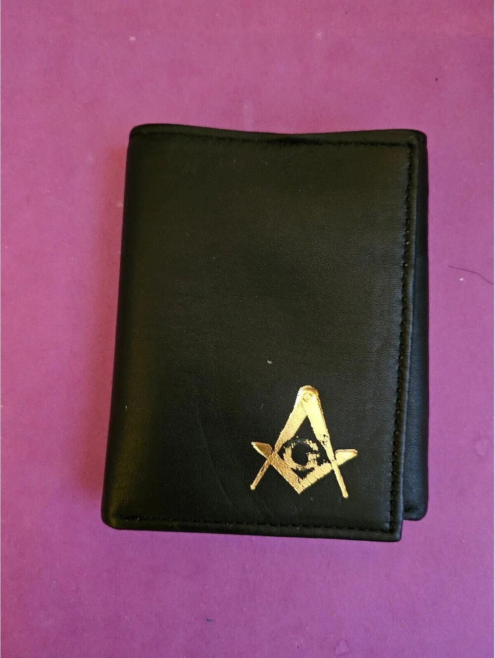 Master Mason trifold Wallet - Rolfs - vintage with tag
